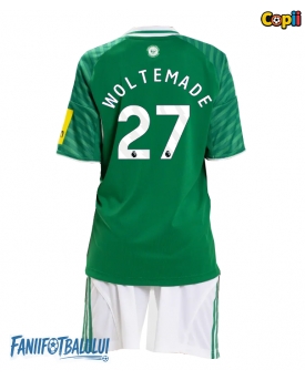 Newcastle United Nick Woltemade #27 Echipament de Fotbal Replică 2025-26 Copii Deplasare (+ Șorturi)